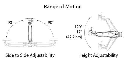 Feature Image 2 - Adjustable Height LCD Arms