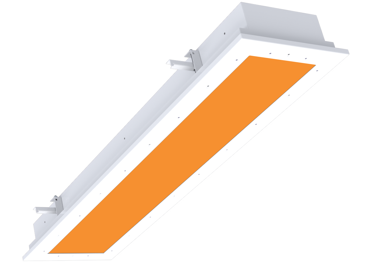Main product image for Amico's Lights Cleanroom Series 1' x 4' Cleanroom Amber