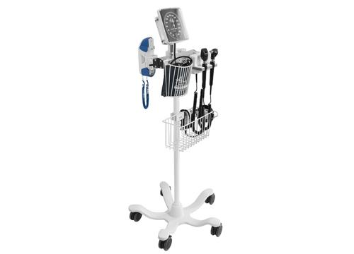Diagnostic Station on a Roll Stand