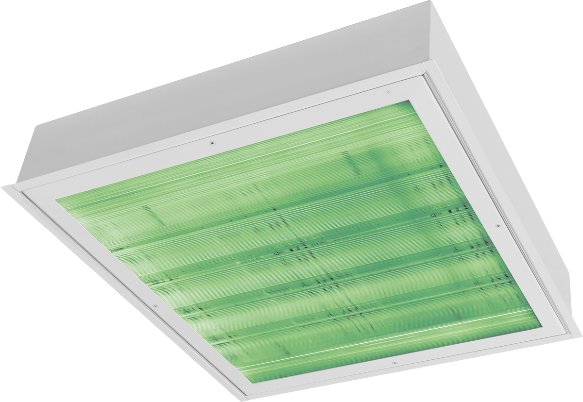 Main product image for Amico's Lights Solar Surgical 2' x 2' Luminaire Green and White