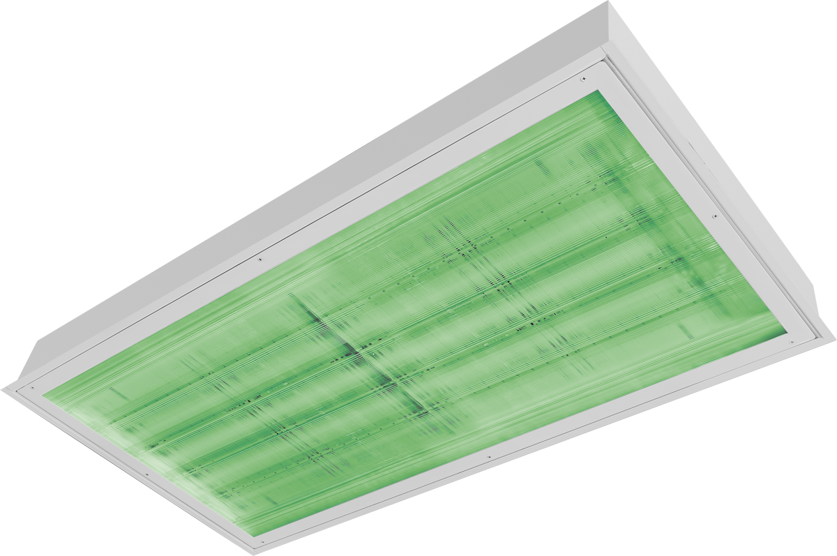 Main product image for Amico's Lights Solar Surgical 2' x 4' Luminaire Green and White